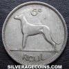 Irish Sixpence (Reverse)