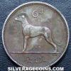 Irish Sixpence (Reverse)