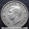 George VI New Zealander Sixpence (Obverse)