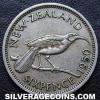 George VI New Zealander Sixpence (Reverse)