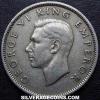 George VI New Zealander Florin (Obverse)