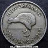George VI New Zealander Florin (Reverse)