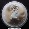Elizabeth II Canadian Silver 10 Dollars (Hurdles) (Obverse)
