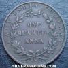 East India Company British India Quarter Anna (Reverse)