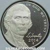 United States "Jefferson Nickel" 5 Cents (Obverse)