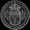 Media Corona de Plata de Rodesia de Sur de Jorge VI (Reverso)