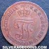 Friedrich Franz II Mecklenburg-Schwerin "Zweier" 2 Pfennig (Obverse)