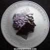 Elizabeth II Australian Dollar 1 Ounce Silver (Lunar II: Monkey) (Obverse)
