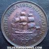 George V South African Bronze Half Penny (Reverse)