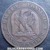 Napoleon III French Bronze 5 Centimes (Reverse)