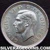 George VI British Silver Threepence (Obverse)