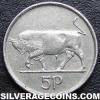 Irish 5 Pence (small) (Reverse)