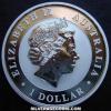 Elizabeth II Australian Dollar 1 Ounce Silver Koala (Obverse)