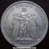 French Silver 5 Francs (Hercules) (Obverse)