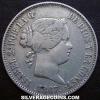 Isabella II Spanish Silver Escudo (Obverse)