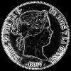 2 Escudo de Plata Españoles de Isabel II (Anverso)