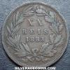 Luis I Portuguese Bronze 20 Reis (Reverse)