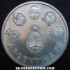 Argentinian Silver 2000 Pesos (World Cup) (Obverse)