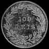 100 Reis de Plata Portugueses de Pedro V (Reverso)