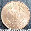 Icelandic Bronze 10 Aurar (Obverse)