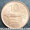 Icelandic Bronze 10 Aurar (Reverse)