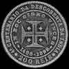 200 Reis de Plata Portugueses de Carlos I (India) (Reverso)