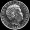 1000 Reis de Plata Portugueses de Carlos I (Anverso)