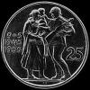 25 Coronas de Plata Checoslovacas (Liberación de Alemania) (Reverso)