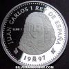 Juan Carlos I Spanish Silver 2000 Pesetas (House of Borbon) (Obverse)