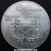 Elizabeth II Canadian Silver 5 Dollars (Olympic Rings) (Reverse)
