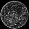 Elizabeth II 2 Pounds 1 Ounce Silver Britannia (helmet) (Reverse)