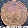 2 Céntimos de Euro Alemanes (Anverso)