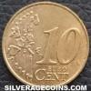 10 Céntimos de Euro Alemanes (Reverso)