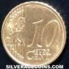 10 Céntimos de Euro Alemanes (Reverso)