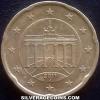 20 Céntimos de Euro Alemanes (Anverso)