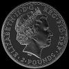 Elizabeth II 2 Pounds 1 Ounce Silver Britannia (seated) (Obverse)