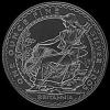 Elizabeth II 2 Pounds 1 Ounce Silver Britannia (seated) (Reverse)