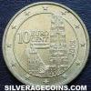 10 Céntimos de Euro Austriacos (Anverso)