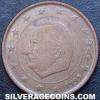 Albert II Belgian 5 Euro Cents (Obverse)