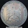 German Federal Republic Silver 5 Marks (Stresemann) (Obverse)