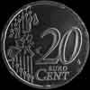 20 Céntimos de Euro Vaticanos de Juan Pablo II (Reverso)