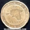 20 Céntimos de Euro Estonios (Anverso)
