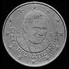 10 Céntimos de Euro Vaticanos de Benedicto XVI (Anverso)