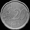 20 Céntimos de Euro Vaticanos de Benedicto XVI (Reverso)