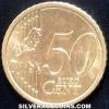50 Céntimos de Euro Vaticanos de Benedicto XVI (Reverso)