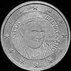 Euro Vaticano de Benedicto XVI (Anverso)
