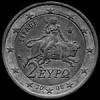 2 Euros Griegos (Anverso)