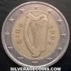 2 Euros Irlandeses (Anverso)