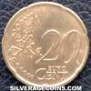 20 Céntimos de Euro Neerlandeses de Beatriz (Reverso)
