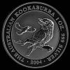 Cucaburra de Dólar Australiano de 1 Onza de Plata de Isabel II (Reverso)